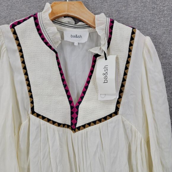 BA&SH TRACY BOHEMIAN CHIC BLOUSE, SIZE 2, NWT - Picture 4 of 9